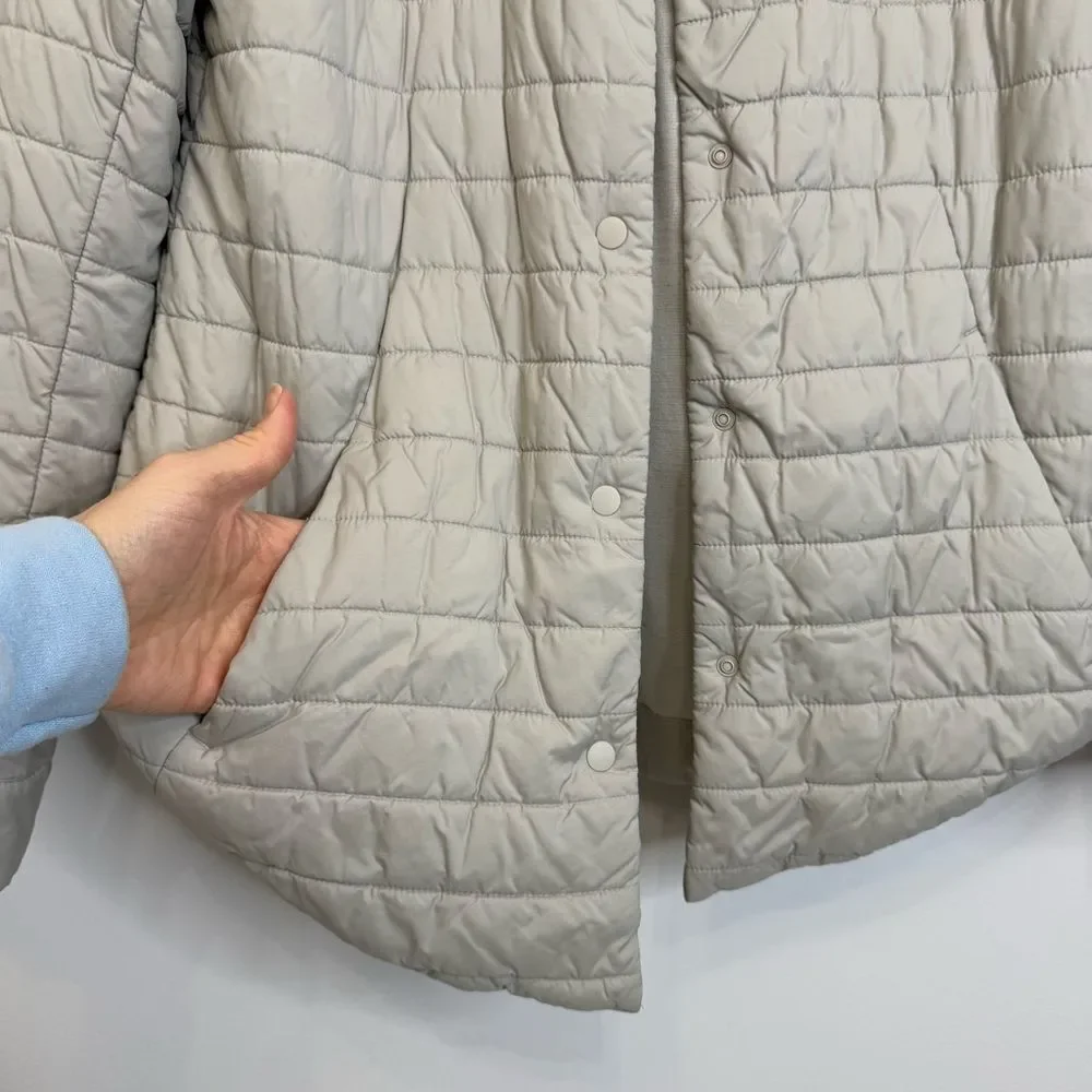 Lululemon Switch Please Shacket Jacket Silverstone Glyde PrimaLoft Womens Size 4